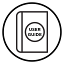 User Guide Book Label icon