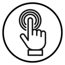 User interaction icon