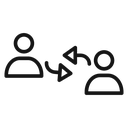 User interaction Black Outline icon