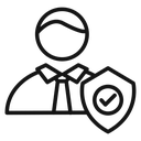 User protection shield icon