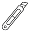 Utility Knife Retractable Blade icon