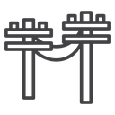 Utility pole icon
