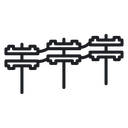 Utility pole 3 icon