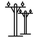Utility pole icon