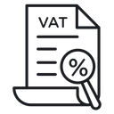 VAT taxes 2 icon