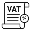 VAT taxes icon