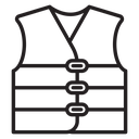 Vest jacket icon