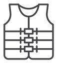 Vest jacket icon