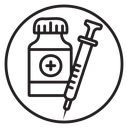 Vial medical icon