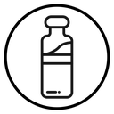 Vial medical icon