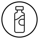 Vial medical icon