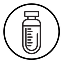 Vial medical icon