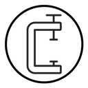 Vice clamp icon