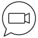 Video chat icon