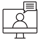 Video chat icon