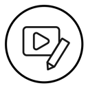 Video editing icon