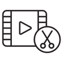 Video editing icon