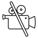Video off icon
