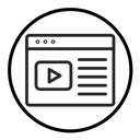 Video tutorial icon