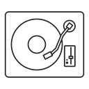 Vinyl player icon