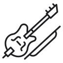 Violin with bow 2 icon