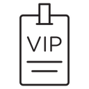 VIP pass icon