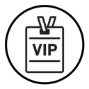 VIP pass icon