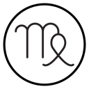 Virgo zodiac sign icon
