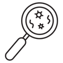 Virus research icon