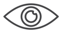 Visible Black Outline icon
