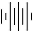 Voice Sound Wave Bars icon