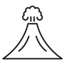 Volcano icon
