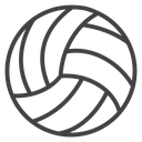 Volleyball ball icon