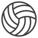 Volleyball Curved Seams icon
