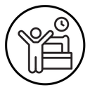 Wake up in the morning icon