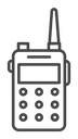 Walkies talkie icon