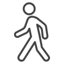 Walking Person Stride icon