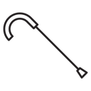 Walking stick icon