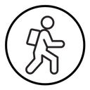 Walking icon