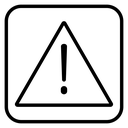 Warning attention sign icon