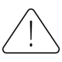 Warning triangle icon
