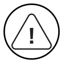 Warning triangle icon