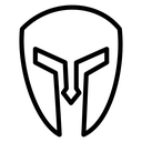 Warrior mask icon