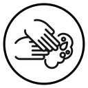 Wash hands icon