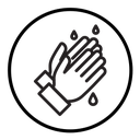 Wash hands icon