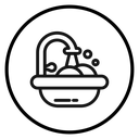 Washing plate icon