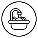 Washing Plate Sink Basin icon