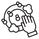 Washing plate icon