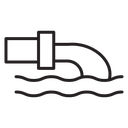 Waste water icon