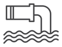 Waste water icon